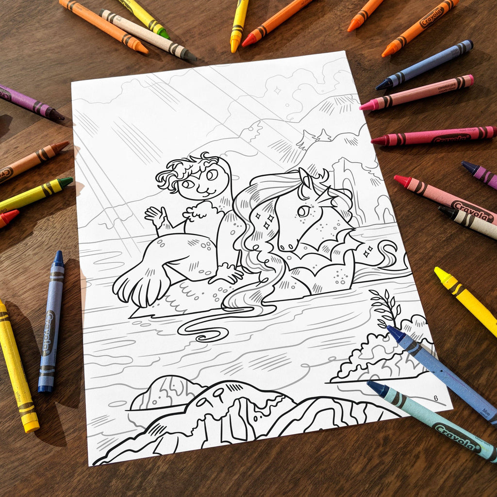 Hazy Dell Loch & Sea! Coloring Book