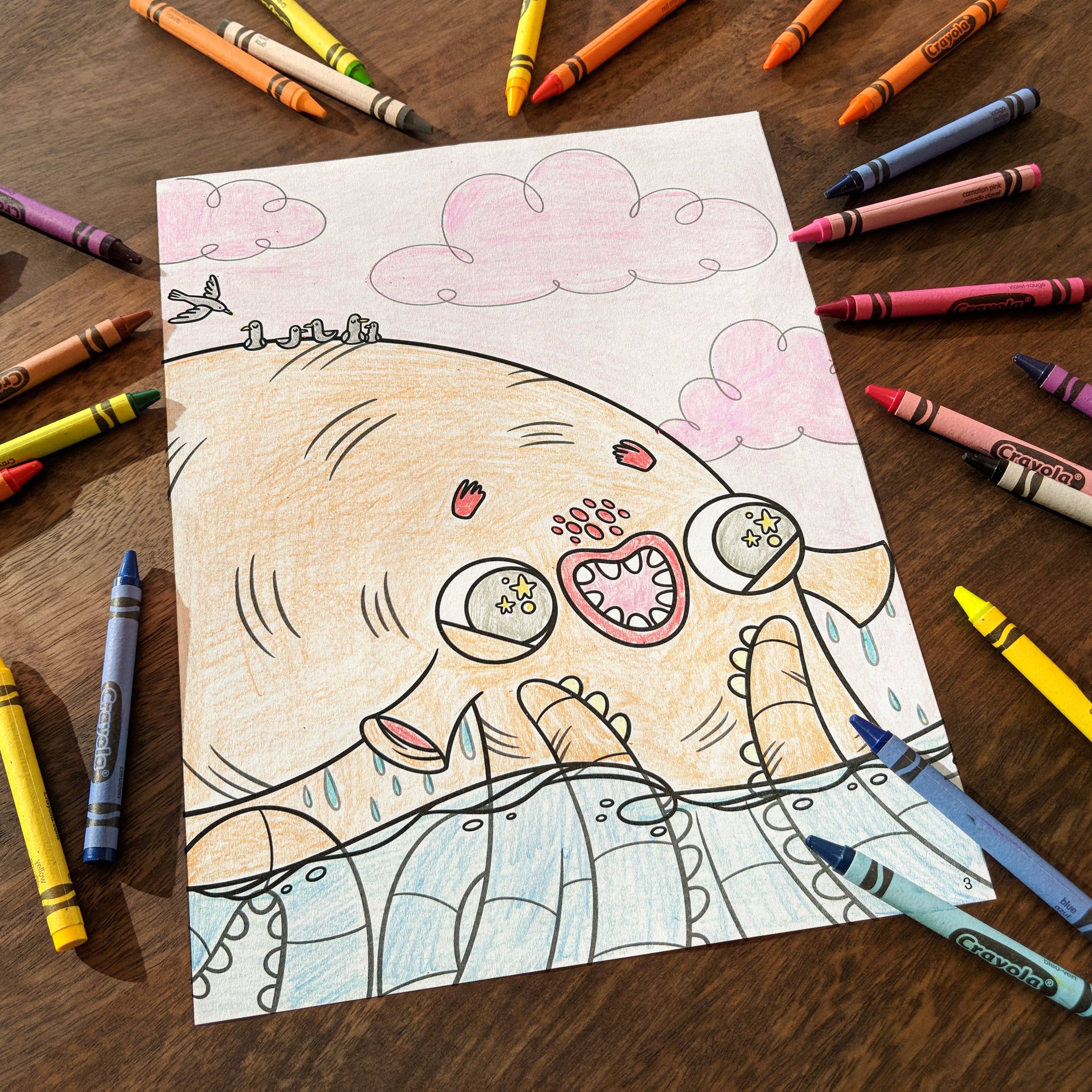 Hazy Dell Loch & Sea! Coloring Book