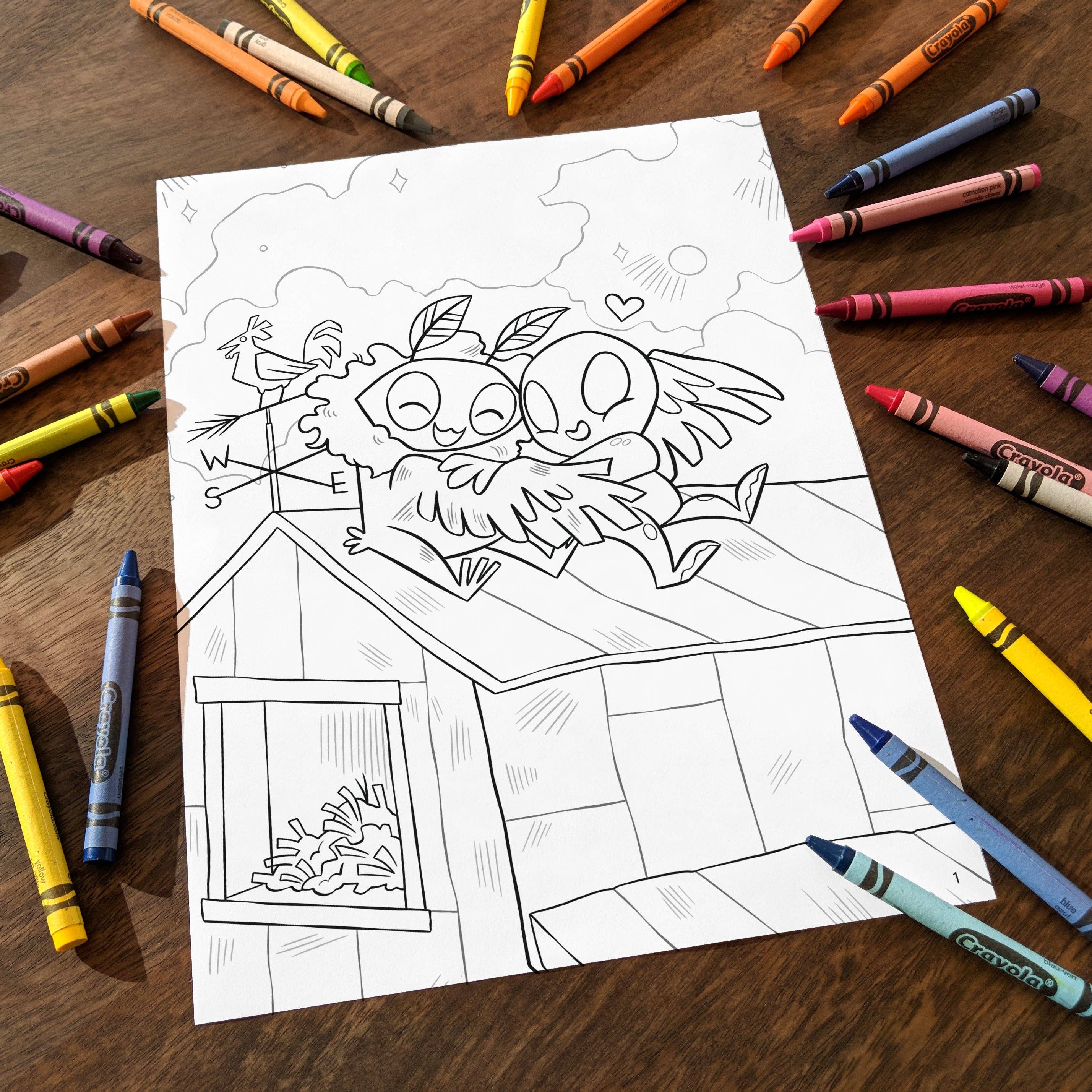 Hazy Dell Cryptids! Coloring Book