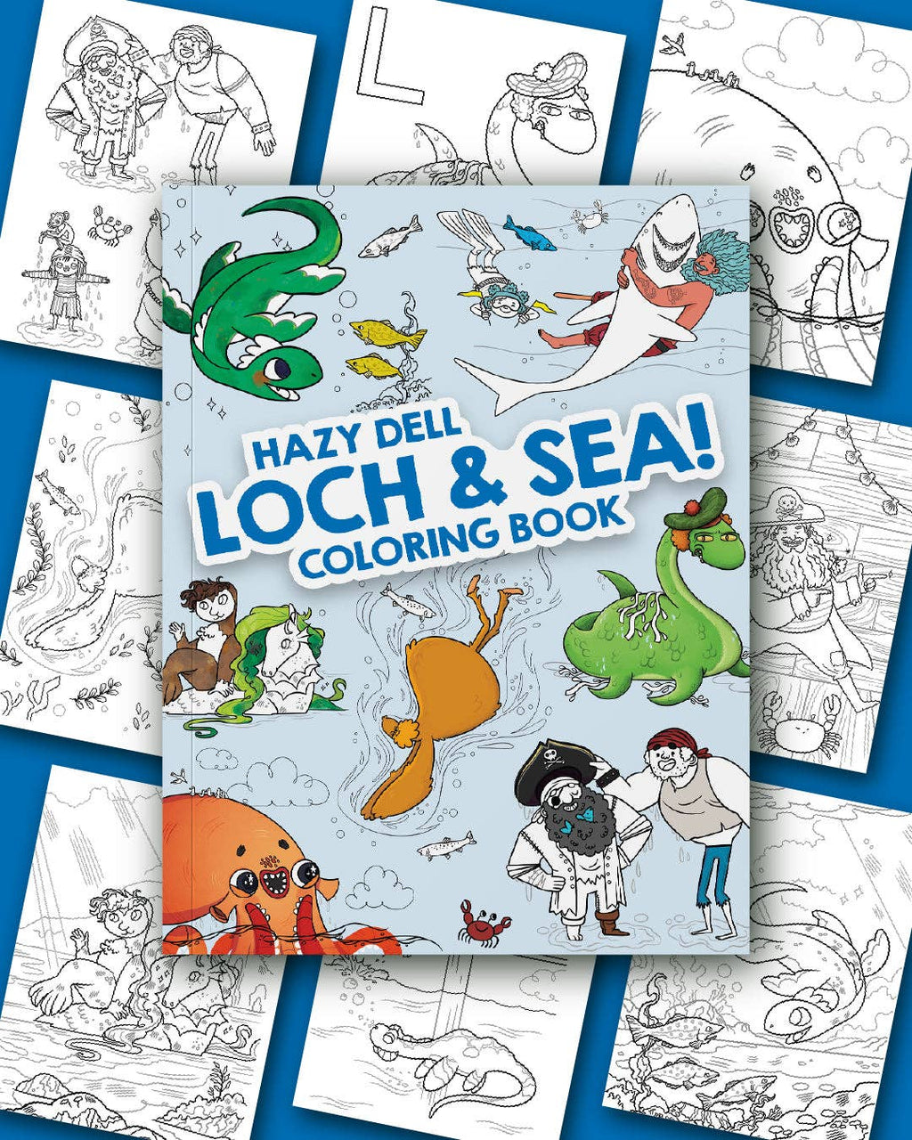 Hazy Dell Loch & Sea! Coloring Book