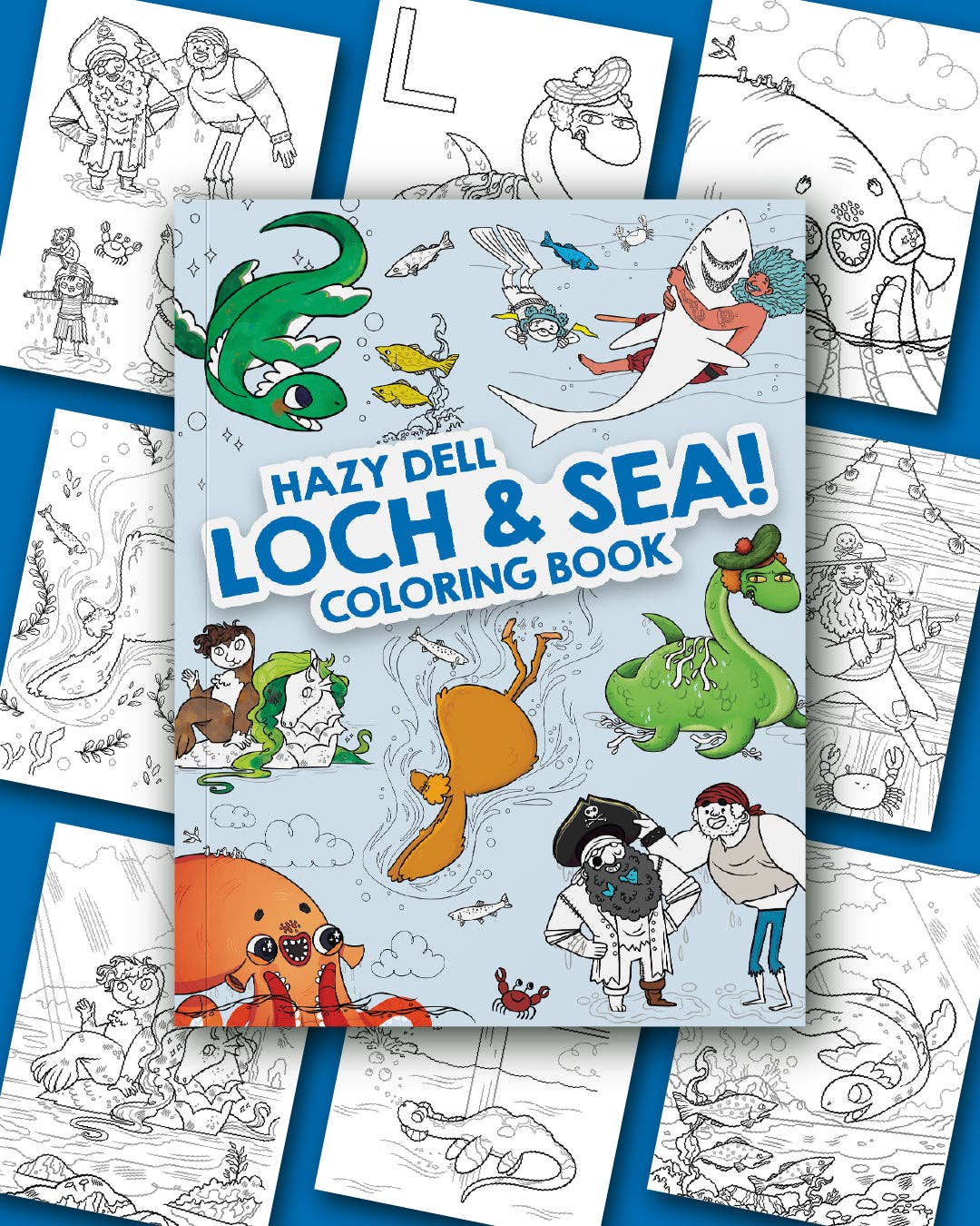 Hazy Dell Loch & Sea! Coloring Book