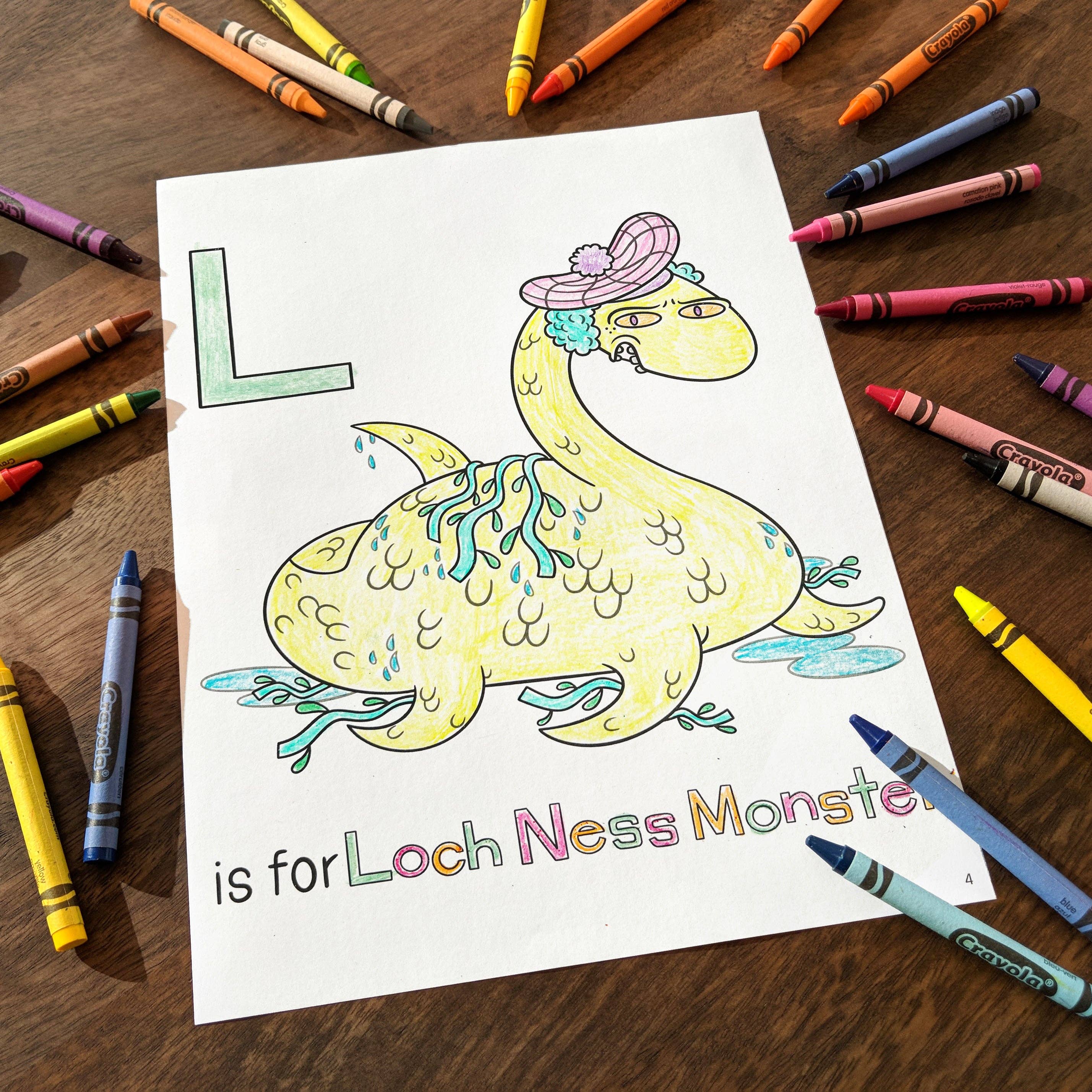 Hazy Dell Loch & Sea! Coloring Book