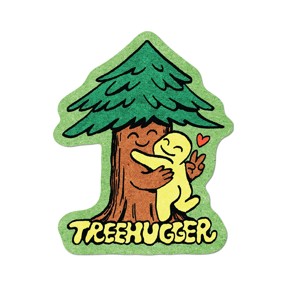 Tree Hugger by Apply - Die-Cut Sticker (Nature)